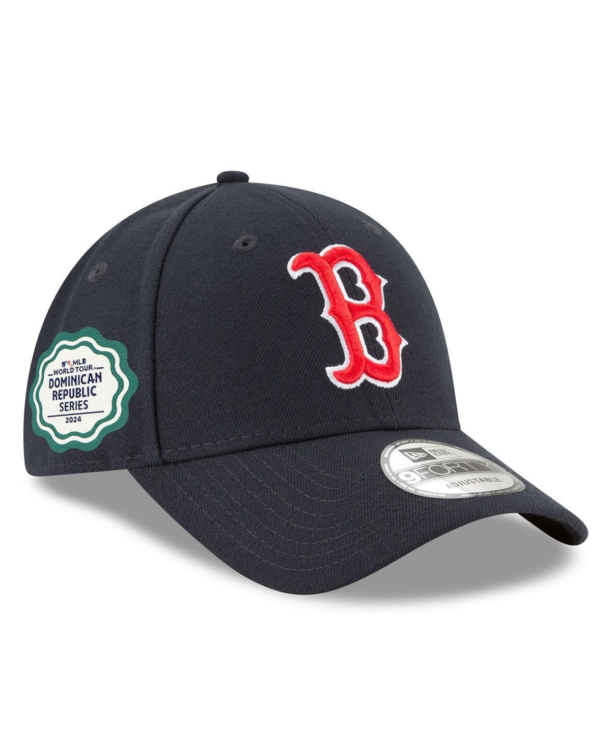 Mens New Era Navy Boston Red Sox 2024 Mlb World Tour: Dominican Republic Series 9FORTY Adjustable Hat Product Image