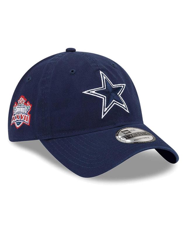 Mens New Era Dallas Cowboys Distinct 9TWENTY Adjustable Hat, Blue Product Image