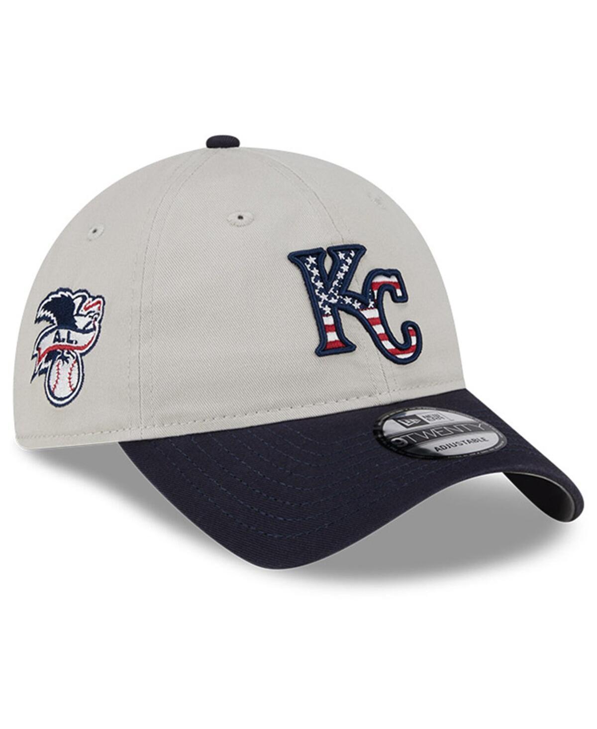 New Era Mens Black Kansas City Royals 2024 Fourth of July 9TWENTY Adjustable Hat Product Image