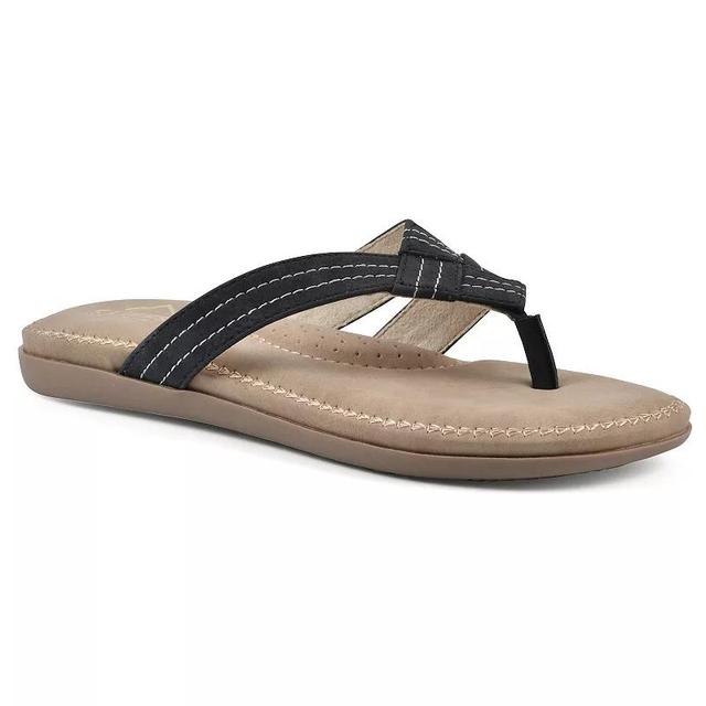 Cliffs by White Mountain Fateful Womens Comfort Thong Sandals Product Image