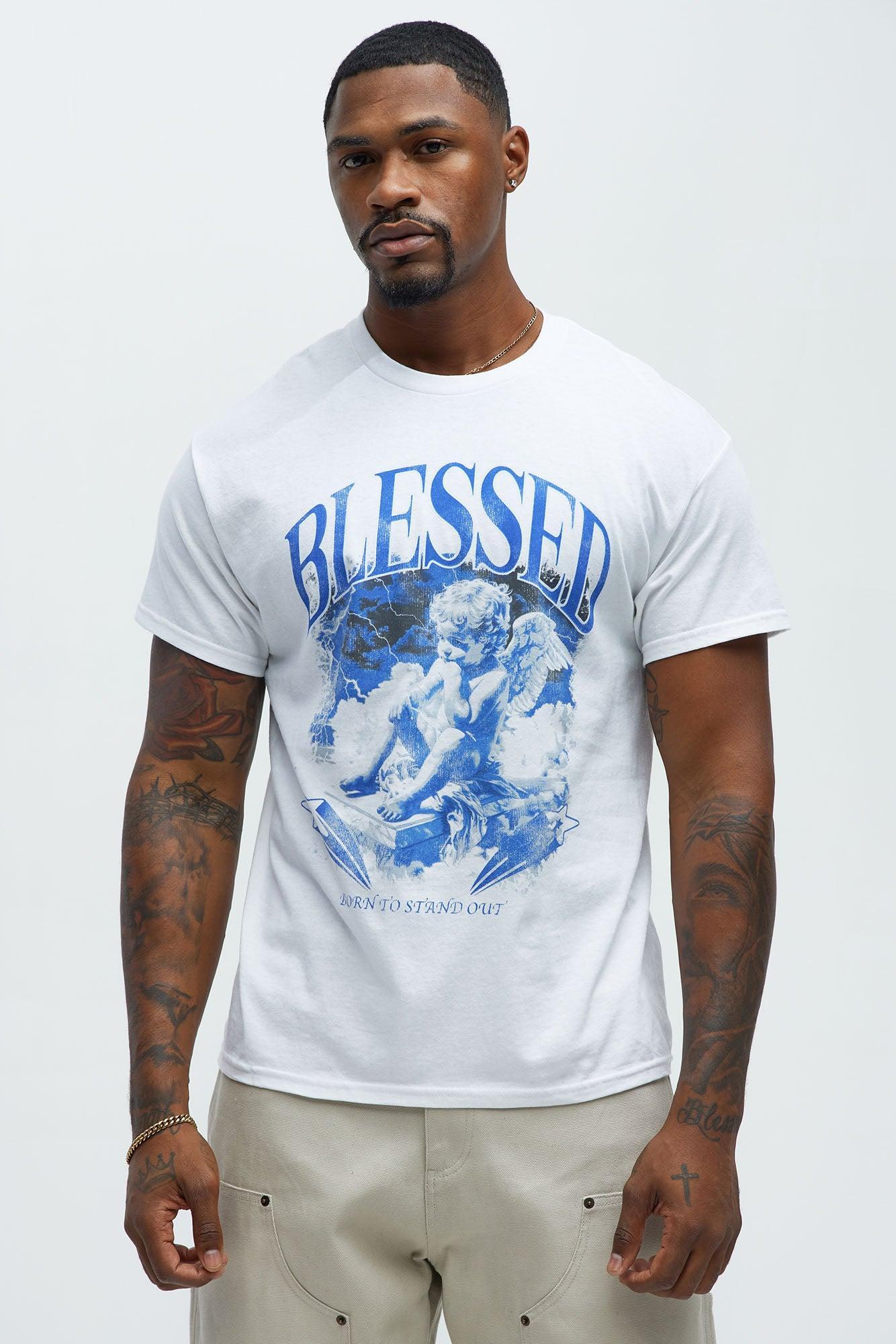 Born To Stand Out Short Sleeve Tee - White Product Image