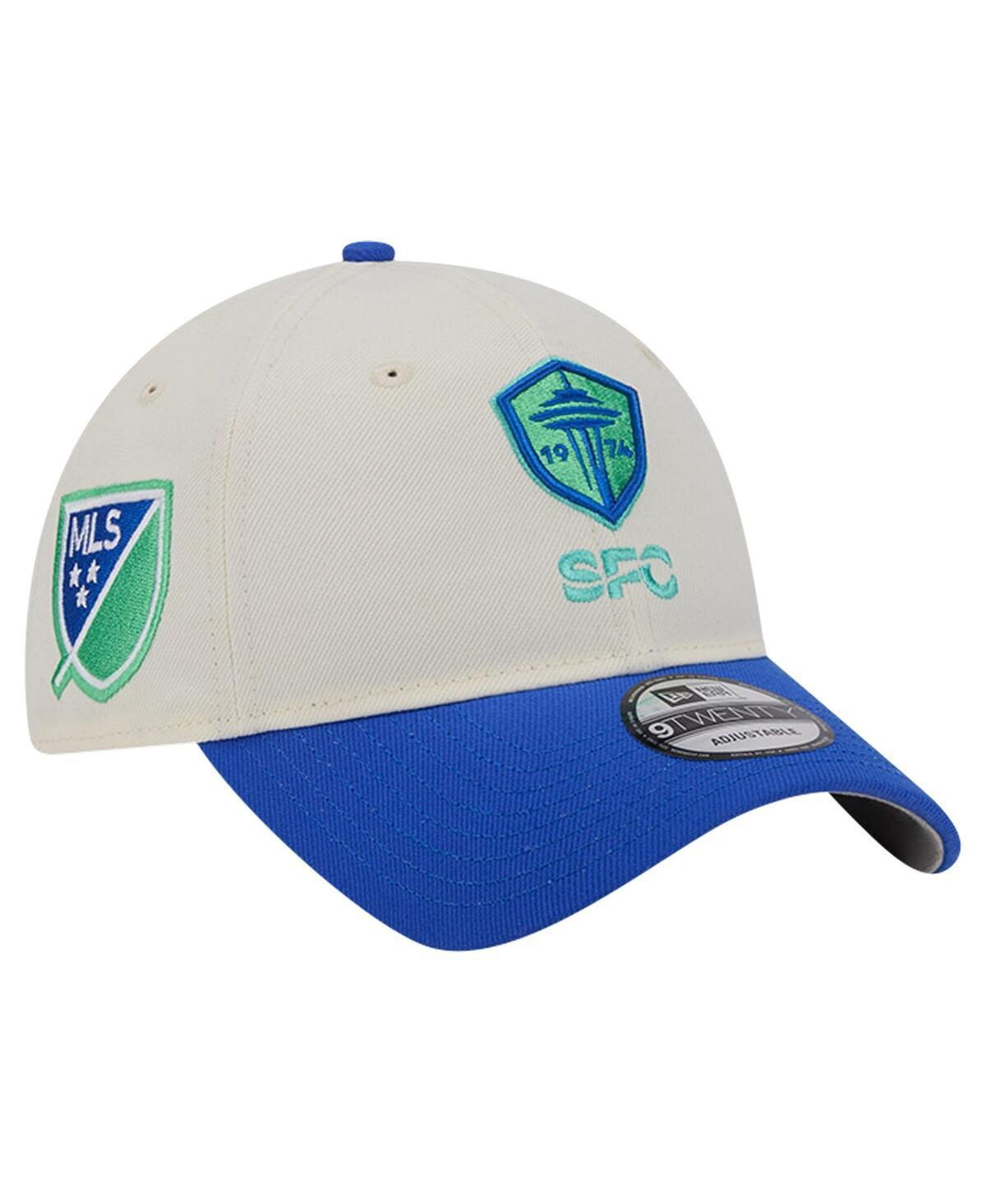 Mens New Era White Seattle Sounders Fc 2024 Kick Off Collection 9TWENTY Adjustable Hat Product Image