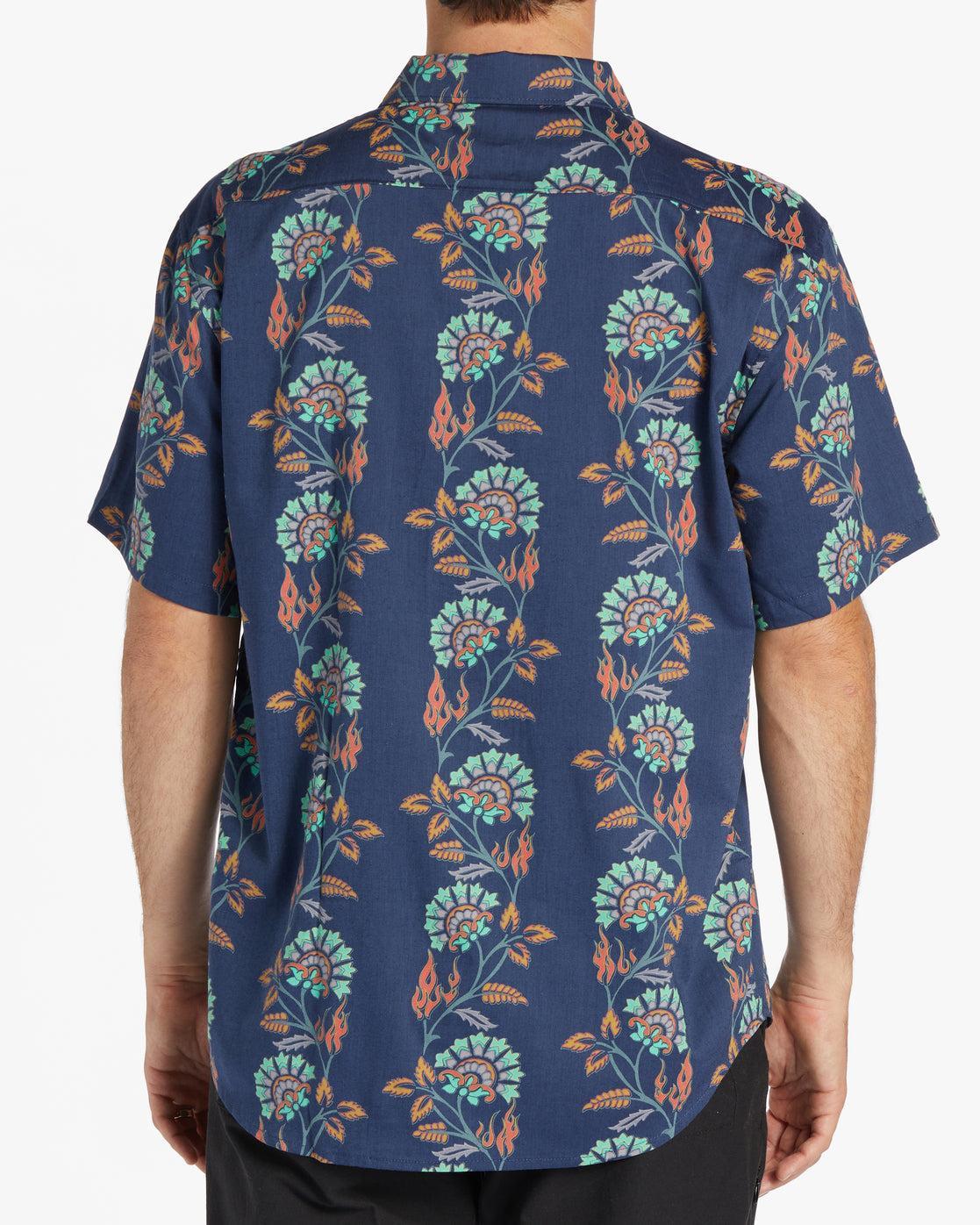 Sundays Short Sleeve Shirt - Dark Blue Male Product Image