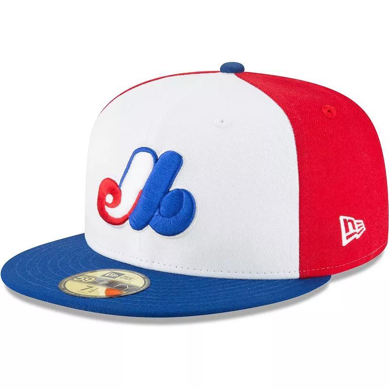 Mens New Era Montreal Expos Cooperstown Collection Wool 59FIFTY Fitted Hat Product Image