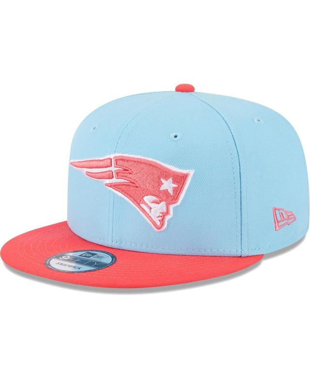 Mens New Era Light Blue New England Patriots Two-Tone Color Pack 9FIFTY Snapback Hat - Light Blue Product Image