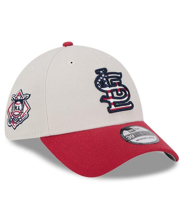 New Era Mens Red St. Louis Cardinals 2024 Fourth of July 39THIRTY Flex Hat Product Image