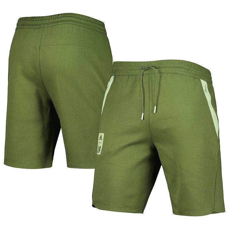 Mens adidas Green LAFC 2023 Player Travel Shorts Product Image