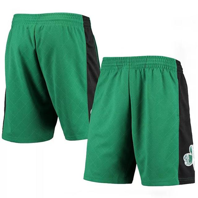 Mens Mitchell & Ness Kelly Boston Celtics 2007 Hardwood Classics 75th Anniversary Swingman Shorts Product Image