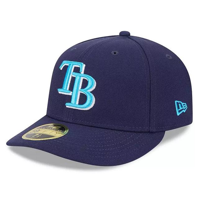 Mens New Era Tampa Bay Rays 2024 Fathers Day Low Profile 59FIFTY Fitted Hat Blue Product Image