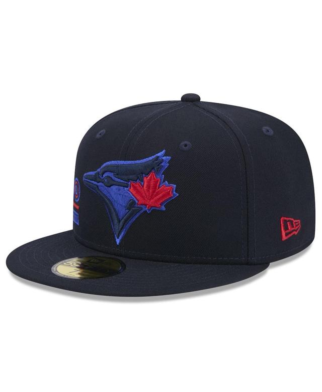 New Era Mens Royal Toronto Blue Jays 2024 City Connect Icon 59FIFTY Fitted Hat Product Image