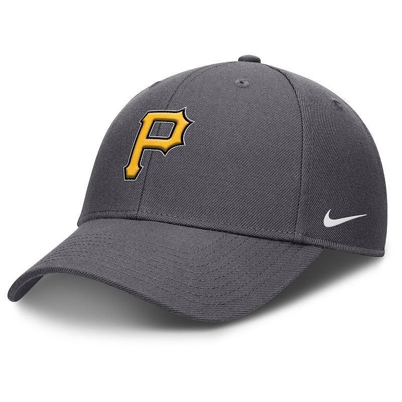 Mens Nike Gray Pittsburgh Pirates Club Performance Adjustable Hat Product Image