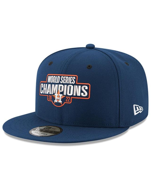 Mens New Era Navy Houston Astros 2022 World Series Champions Statement 9FIFTY Snapback Hat Product Image