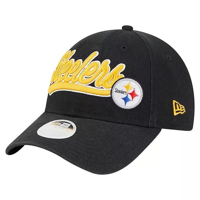 Womens New Era Pittsburgh Steelers Cheer 9FORTY Adjustable Hat Product Image