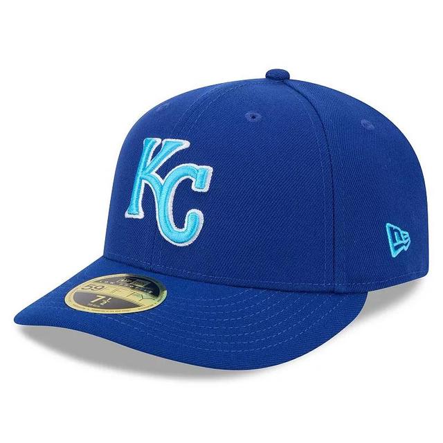 Mens New Era Royal Kansas City Royals 2024 Fathers Day Low Profile 59FIFTY Fitted Hat Product Image