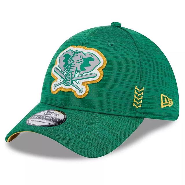 Mens New Era Oakland Athletics 2024 Clubhouse 39THIRTY Flex Fit Hat Product Image