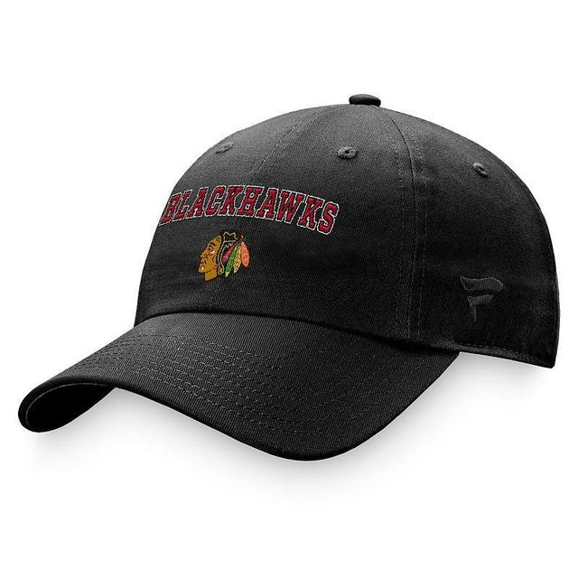 Womens Fanatics Branded Chicago hawks Fundamental Two-Hit Adjustable Hat Product Image