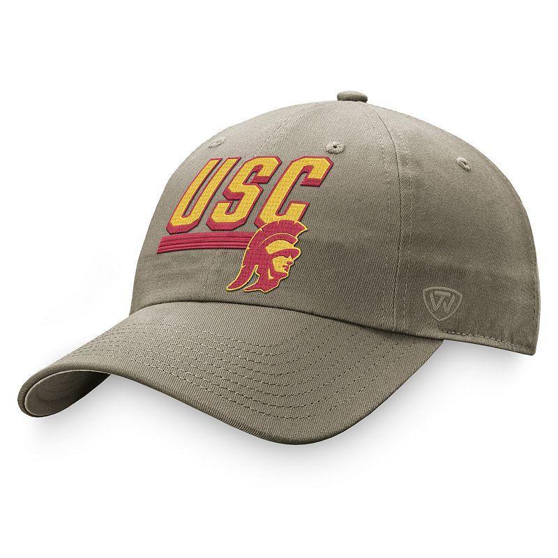 Mens Top of the World Khaki Arizona State Sun Devils Slice Adjustable Hat Product Image