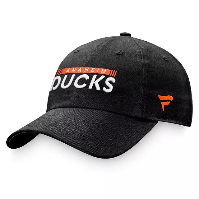 Mens Fanatics Branded Black Anaheim Ducks Authentic Pro Rink Adjustable Hat Product Image