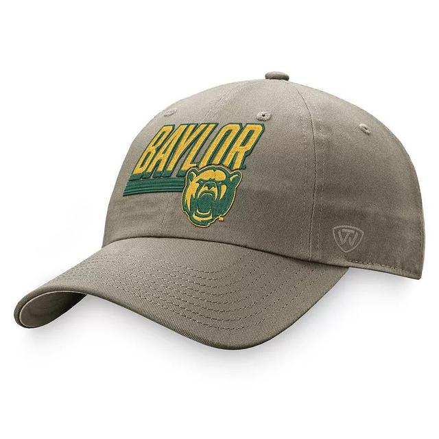 Mens Top of the World Khaki Iowa State Cyclones Slice Adjustable Hat Product Image