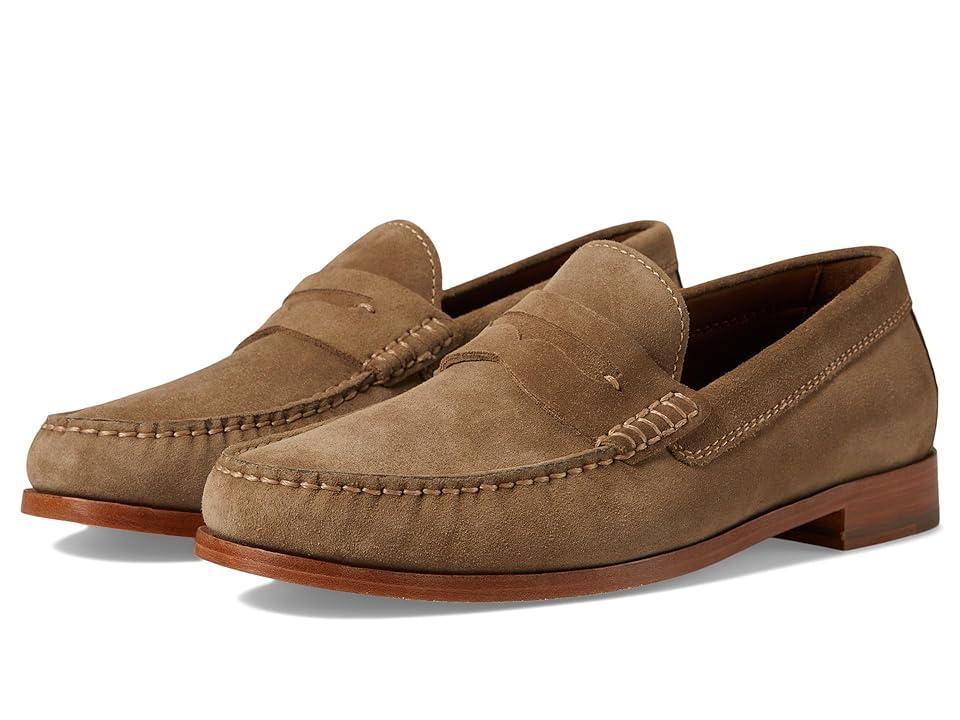Johnston  Murphy Collection Mens Baldwin Suede Penny Loafers Product Image