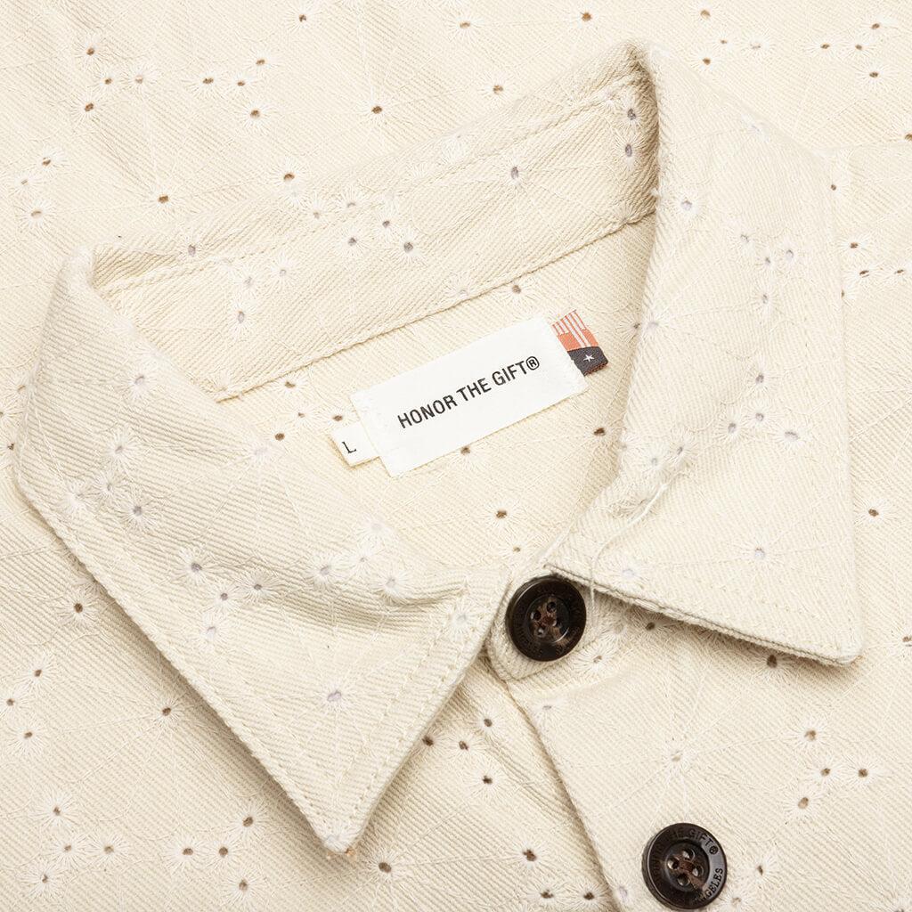 Legacy Eyelet Shirt - Bone Male Product Image