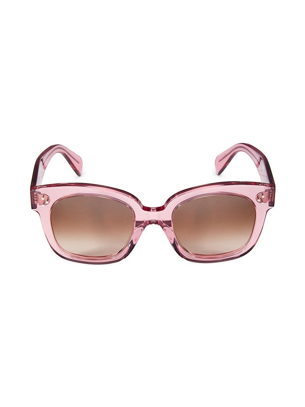 Womens 54MM Square Cat Eye Sunglasses product image