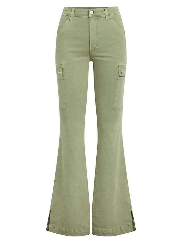 Womens The Frankie Flare Cargo Jeans Product Image