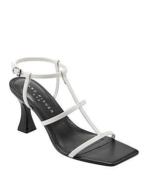 Marc Fisher Ltd. Womens Dennie Square Toe Strappy Mid Heel Sandals Product Image