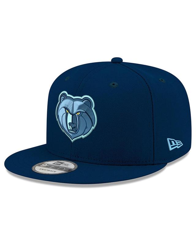 Mens New Era Navy Memphis Grizzlies Official Team Color 9FIFTY Snapback Adjustable Hat, Grz Blue Product Image