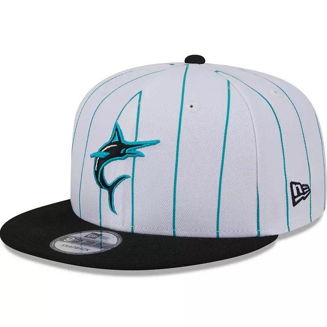 Mens New Era Miami Marlins 2024 Batting Practice 9FIFTY Snapback Hat Product Image