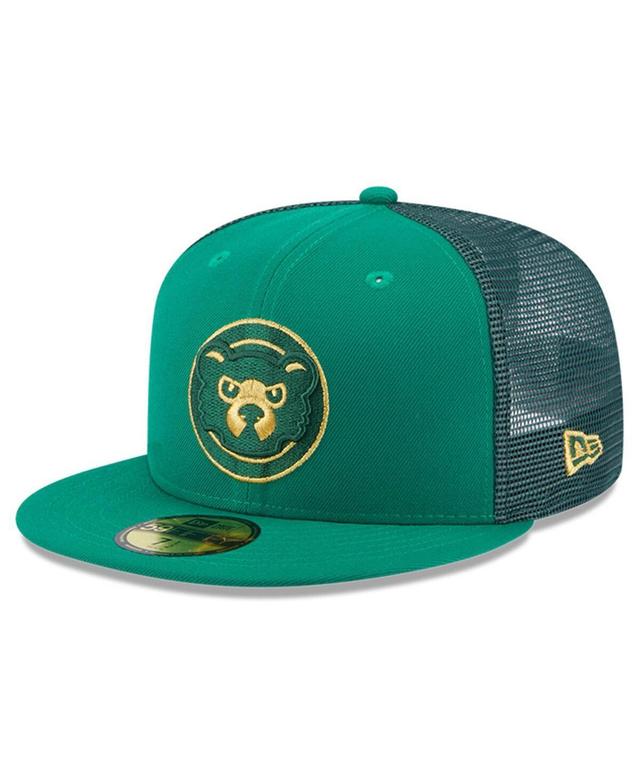 Mens New Era Kelly Chicago Cubs 2023 St. Patricks Day 59FIFTY Fitted Hat Product Image