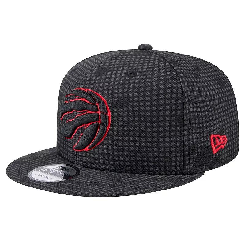 Mens New Era Black Toronto Raptors Midnight Ink Pop Outline 9FIFTY Snapback Hat Product Image