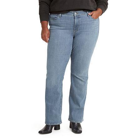 Plus Size Levis Classic Bootcut Jeans, Womens Med Blue Product Image
