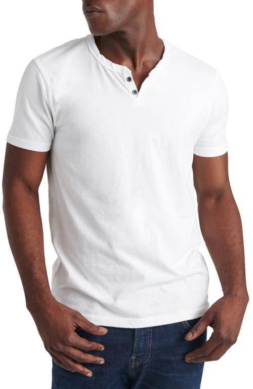 Lucky Brand Button Notch Neck T-Shirt Product Image