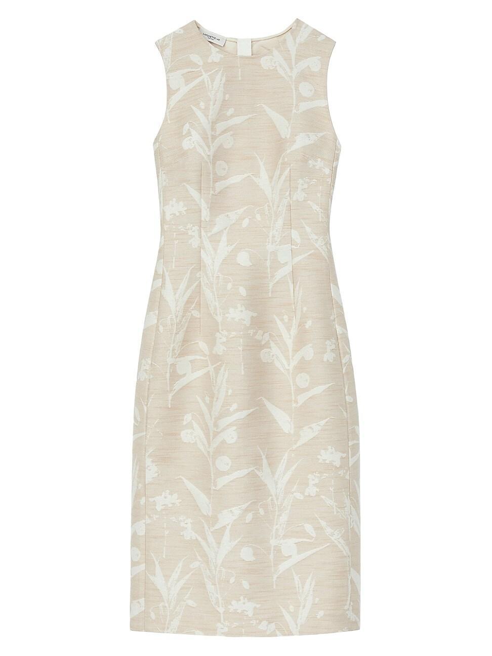 Lafayette 148 New York Harpson Botanical Jacquard Sheath Dress Product Image