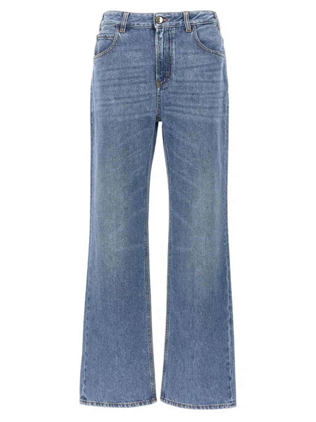 CHLOÉ High Waist Jeans In Blue Product Image