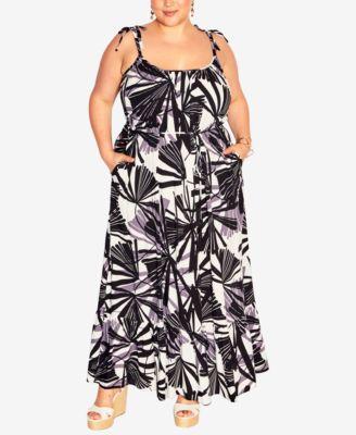 Plus Size Tilly Print Maxi Dress Product Image