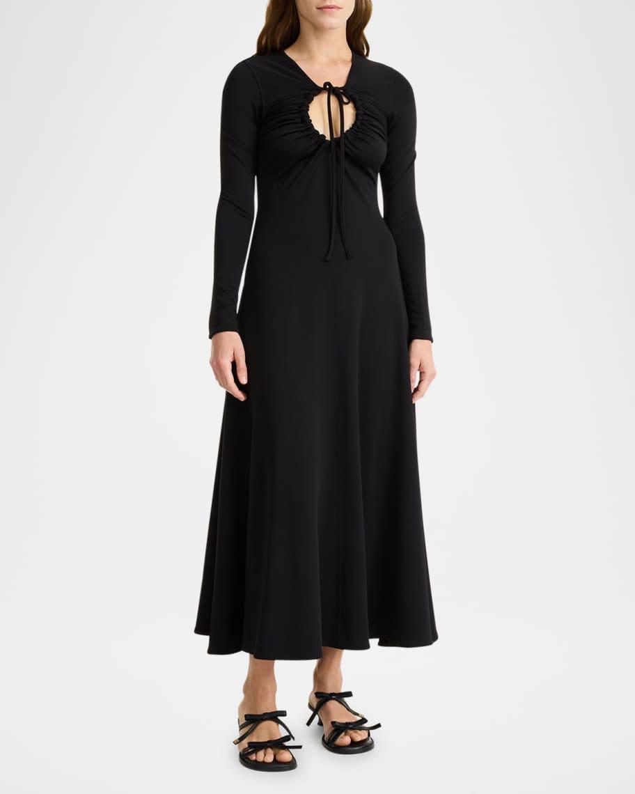 Deija Cutout A-Line Midi Dress Product Image