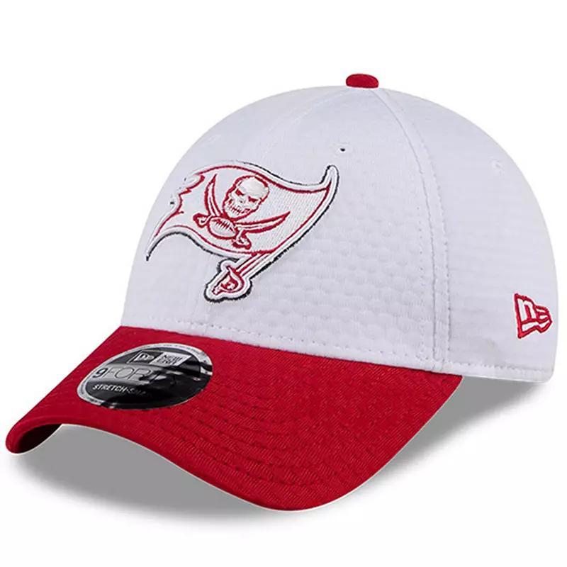 New Era Mens White Tampa Bay Buccaneers 2024 Nfl Training Camp 9FORTY Adjustable Hat - White Product Image