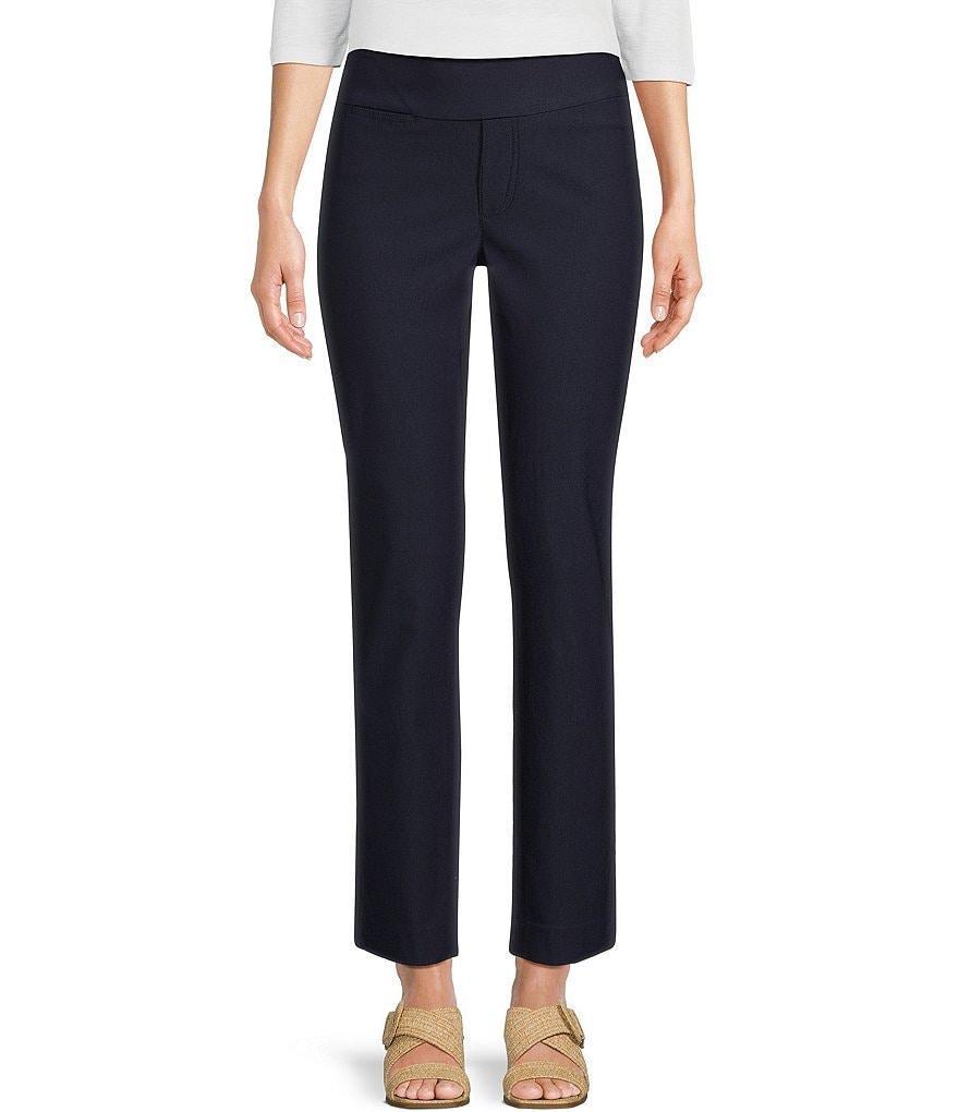 NIC + ZOE Wonderstretch Woven Straight Leg Pull-On Pants Product Image