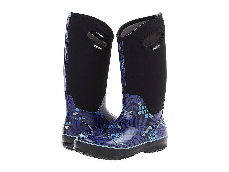 Bogs Classic Tall (Blue Multi Winterberry) Women's Waterproof Boots Product Image