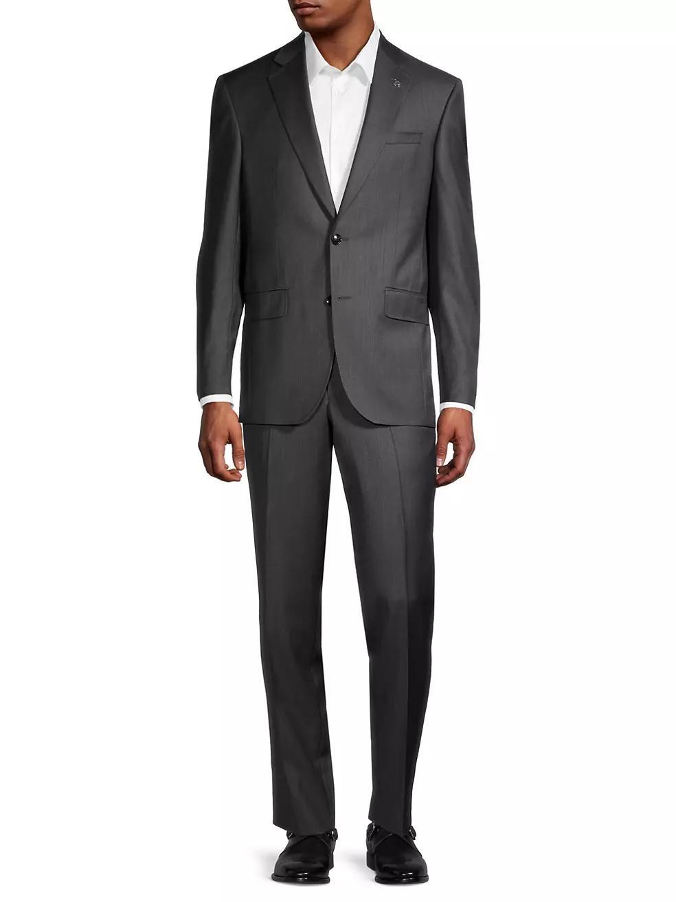 Wool Sharkskin Suit Product Image