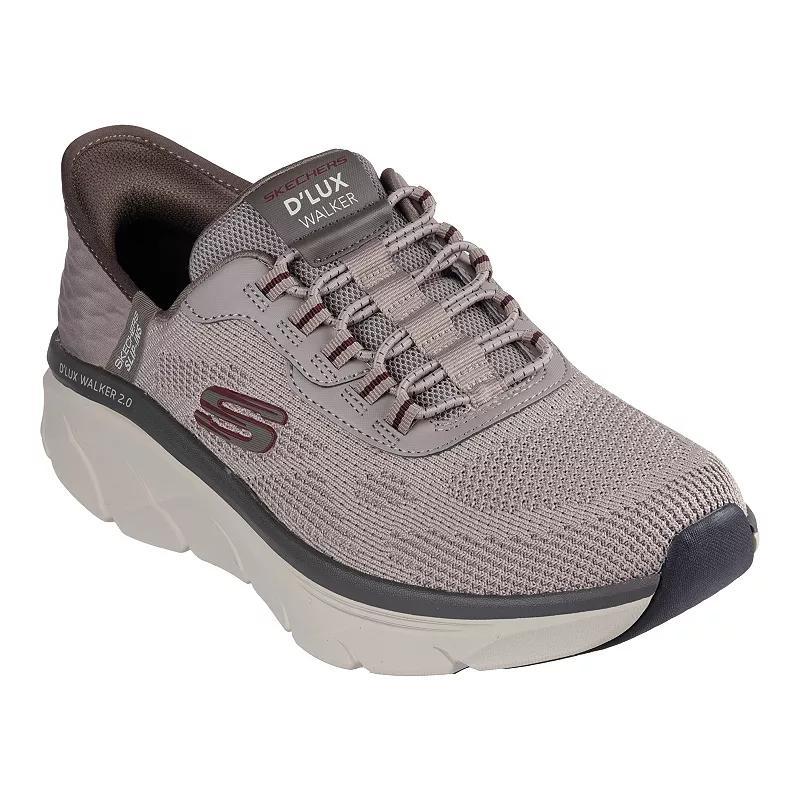 Skechers Hands Free Slip-ins Relaxed Fit DLux Walker 2.0 Rezinate Mens Shoes Brown Product Image