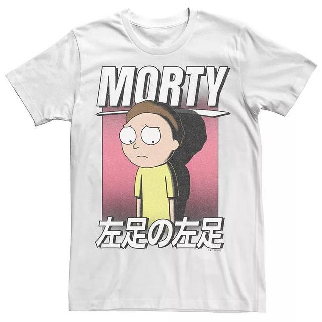 Mens Rick And Morty Kanji Poster Tee Product Image