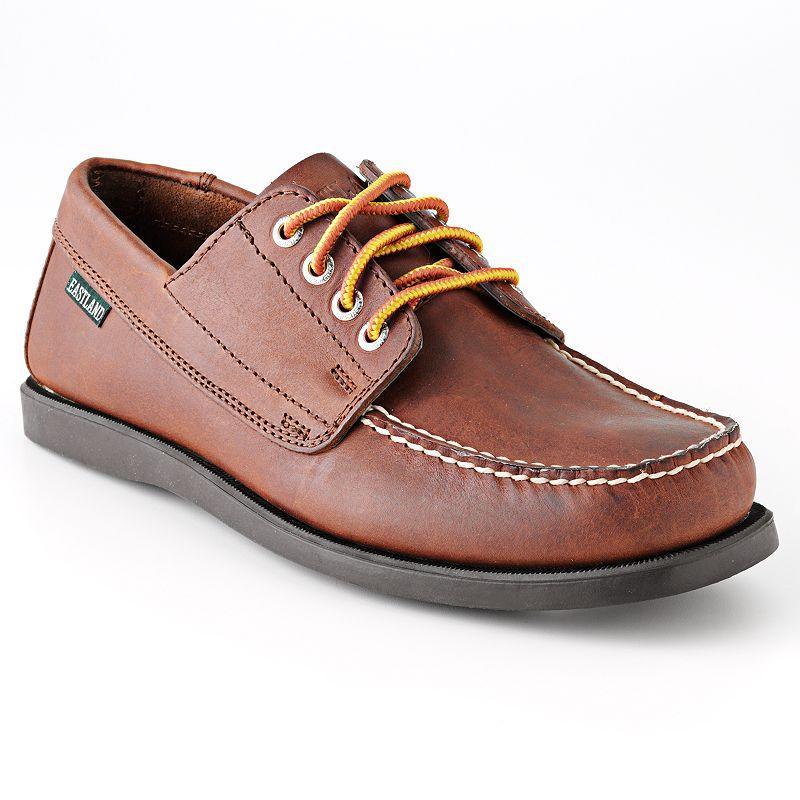 Eastland Mens Falmouth Waxee Leather Camp Moccasins Product Image