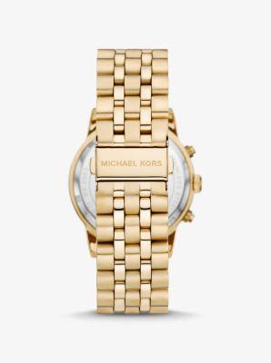 Oversized Pavé Logo -Tone Watch Product Image