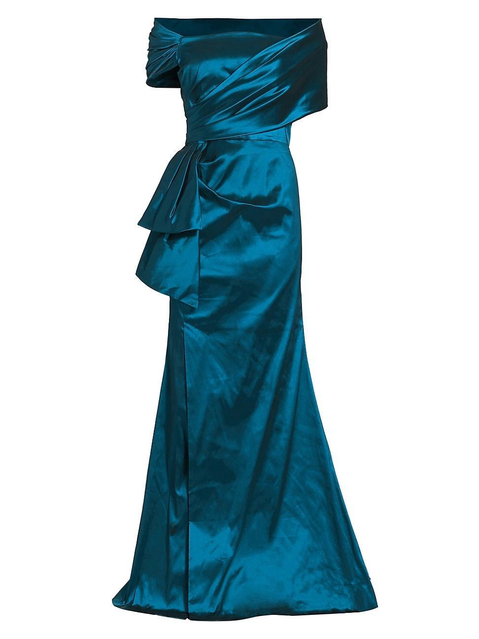 Womens Satin Taffeta Gown Product Image