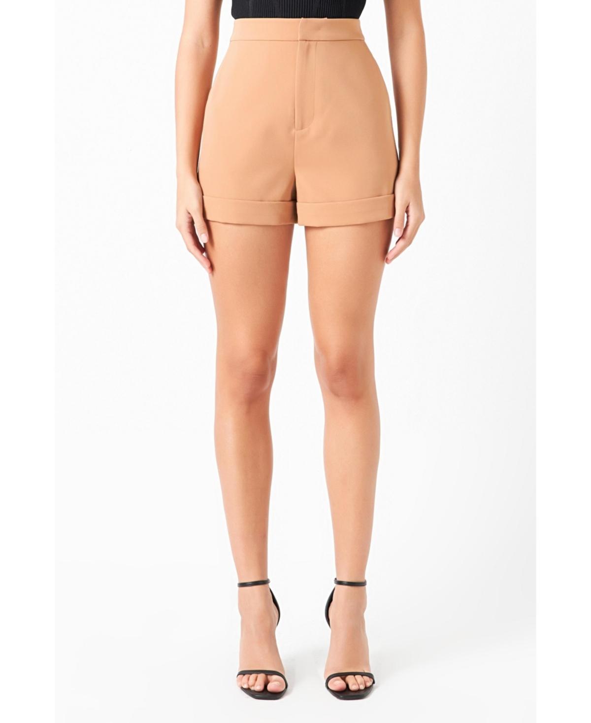 Womens Tailored Basic Shorts Product Image