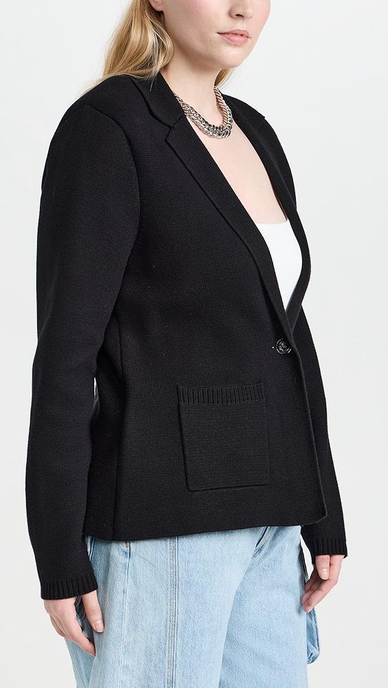 L'AGENCE Lacey Knit Blazer | Shopbop Product Image