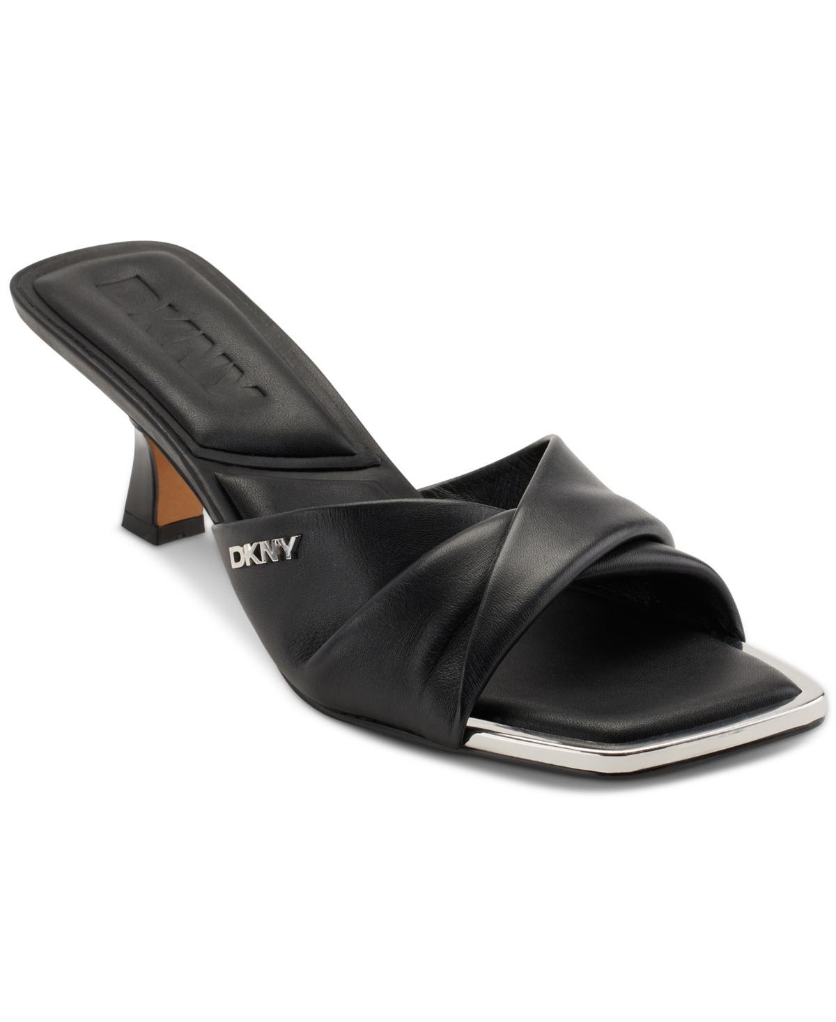 Dkny Womens Jolaine Twist Slide Sandals Product Image